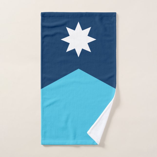 Serviette à main du drapeau de l'État du Minnesota (Serviette à main)