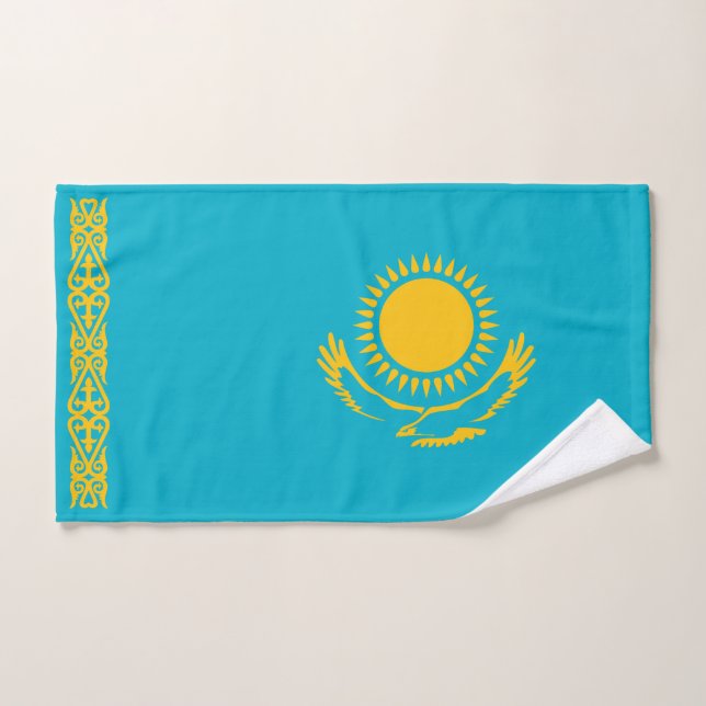 Serviette à main du drapeau du Kazakhstan (Serviette à main)