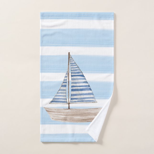 SERVIETTE À MAIN EN BATEAU STRICTE (Serviette à main)