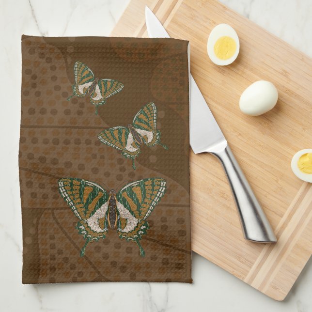 Serviette à main en Swallowtail autochtone (Quart Plié)