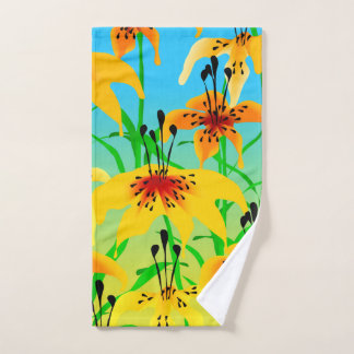 Serviette à main Lilies de tigre
