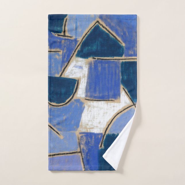 SERVIETTE À MAIN : PAUL KLEE : NUIT BLEUE (Serviette à main)
