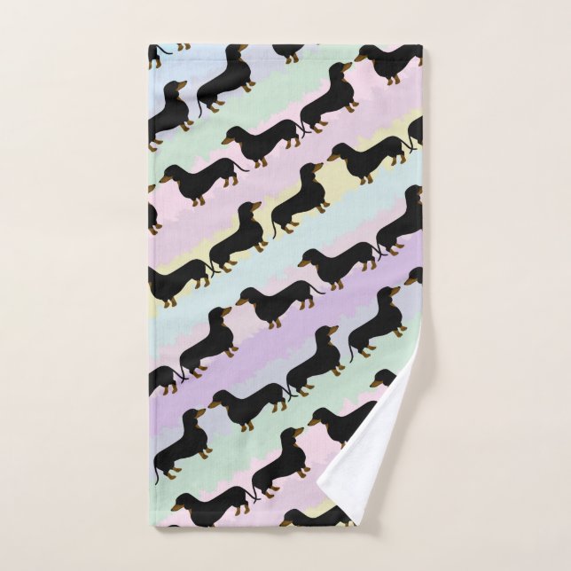 Serviette à main pour Dachshund (Serviette à main)