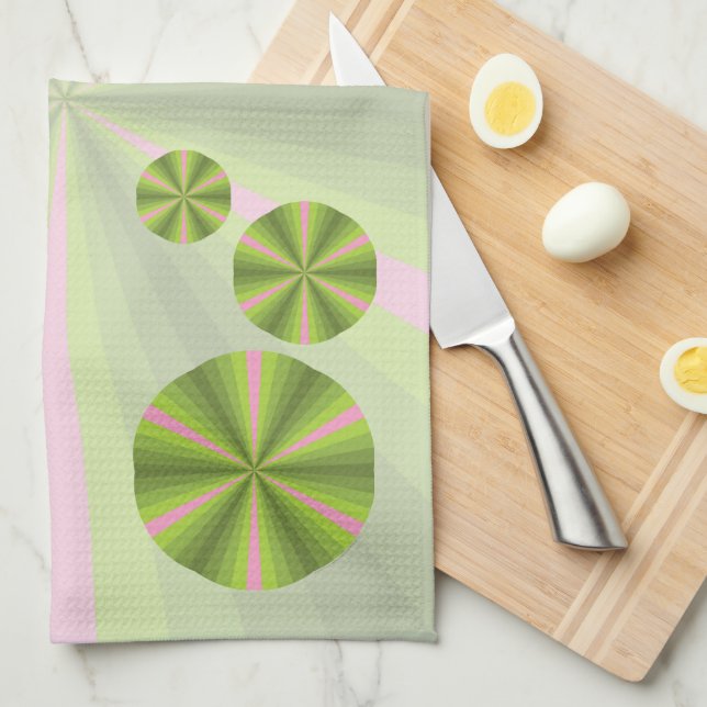 Serviette à main pour l'illusion de printemps (Quart Plié)
