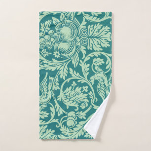 SERVIETTE À MAIN : WILLIAM MORRIS : REINE ANNE MOT