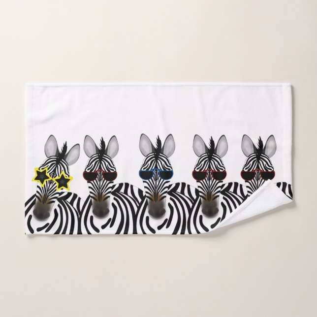 Serviette à main Zebras (Serviette à main)
