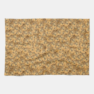 Serviette à motif de biscuits aux pépites de choco