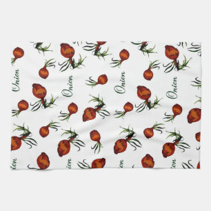Serviette à motif oignon vintage
