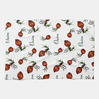 Serviette à motif oignon vintage
