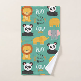 Serviette à personnage animalier