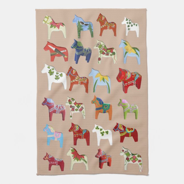 Serviette à plat de Diverse Dala (Vertical)