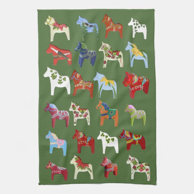 Serviette à plat de Diverse Dala (Vertical)