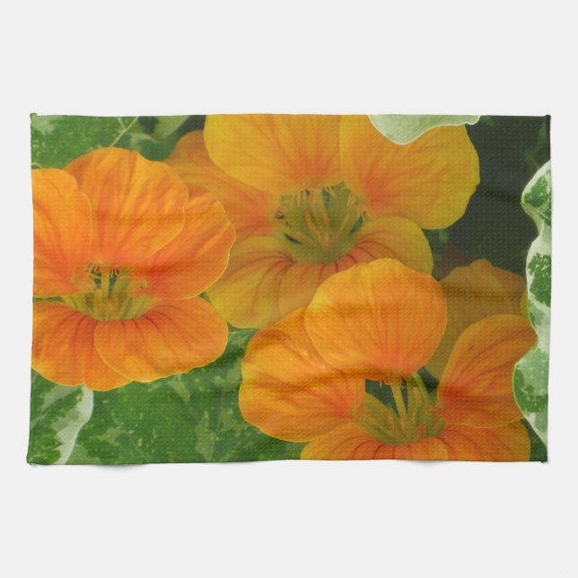 Serviette à plat Nasturtium (Horizontal)