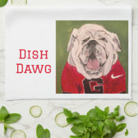 Serviette à plat UGA Dawg