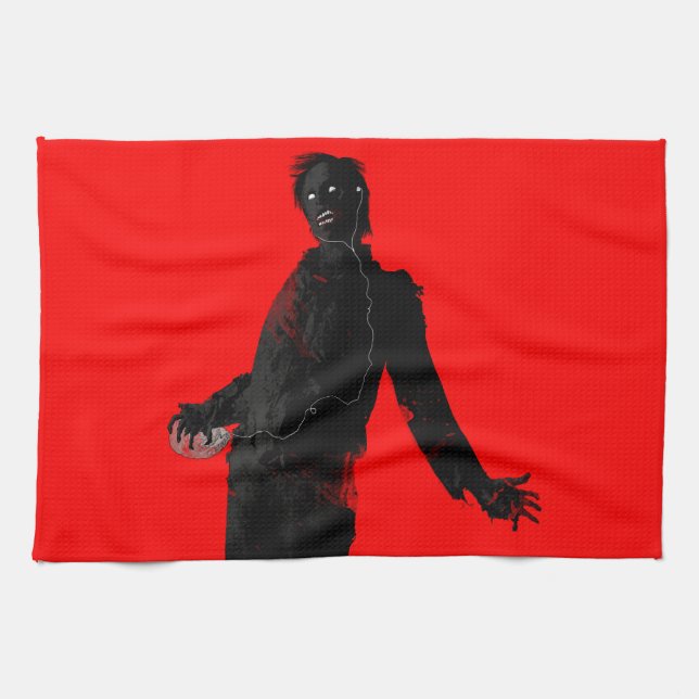Serviette à plat Zombie (Horizontal)