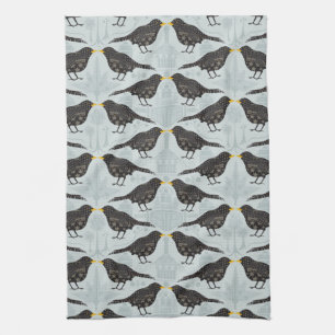 Serviette à thé Black Bird