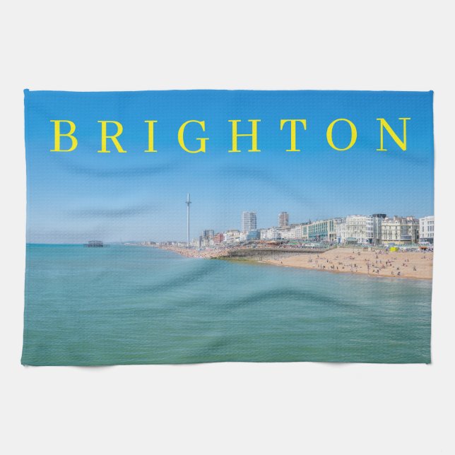 Serviette à thé Brighton view (Horizontal)