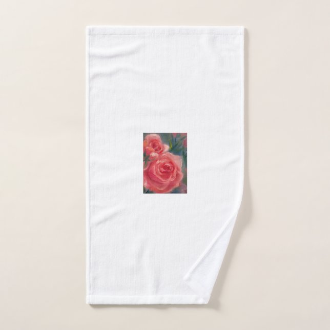 SERVIETTE À THÈME FLORAL (Serviette à main)