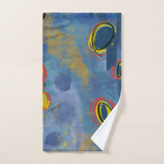 Serviette abstraite artistique à l'aquarelle