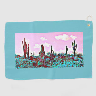 Serviette agréable de golf de l'Arizona de lac