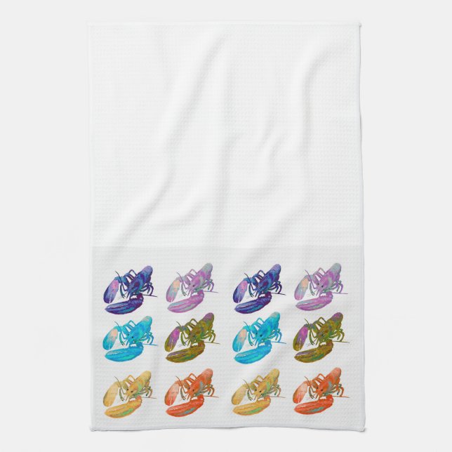 Serviette au lobster (Vertical)