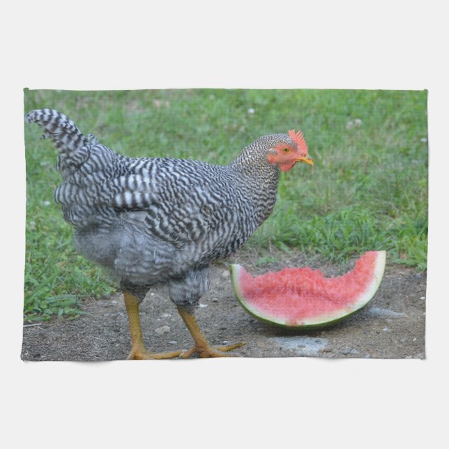 Serviette au poulet (Horizontal)