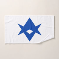 Serviette avec le drapeau de la ville de Toyota, J