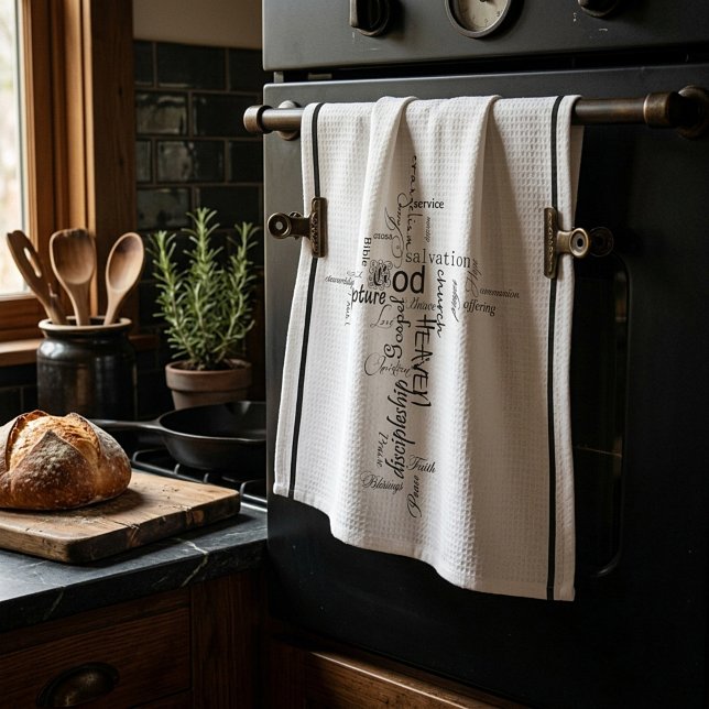 serviette avec mots chrétiens (Créateur téléchargé)