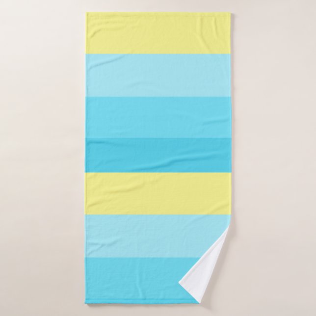 Serviette Baignoire Bleue De Luxe - Soft & Stylish (Serviette de bain)