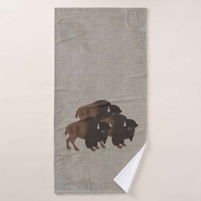 Serviette Bison (Serviette de bain)