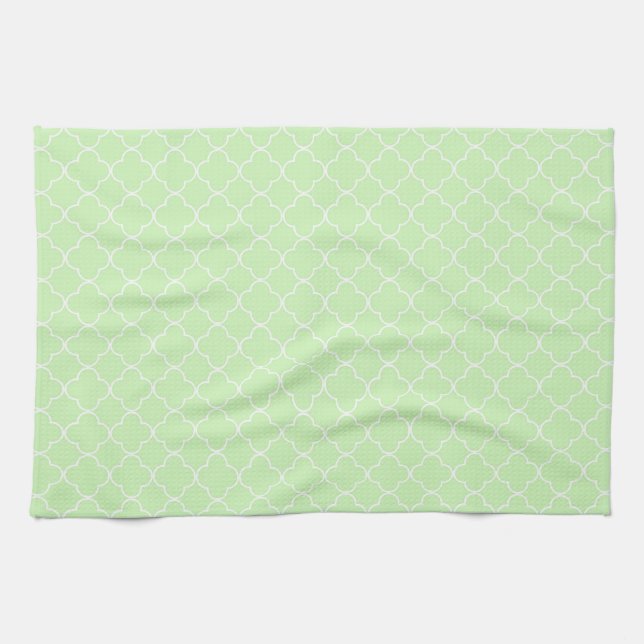 Serviette blanche en bon état de tissu de cuisine (Horizontal)