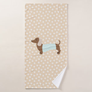 Serviette Brown Dachshund