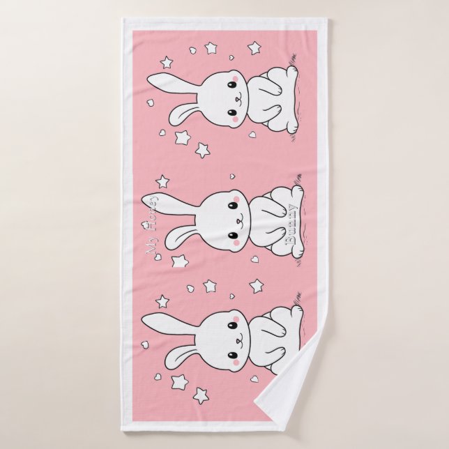 Serviette Bunny (Serviette de bain)