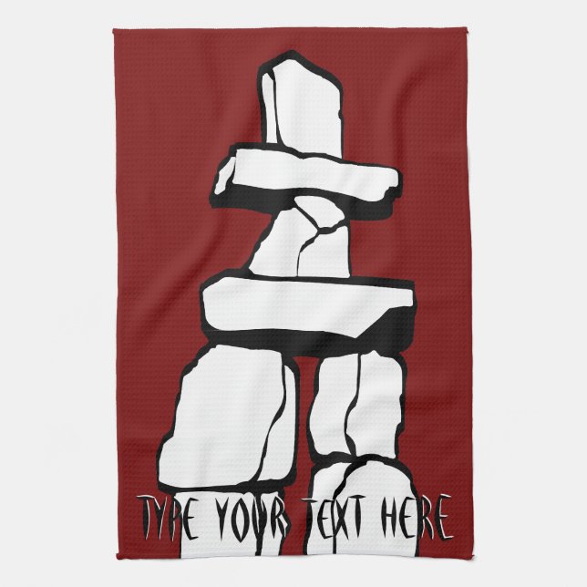 Serviette Canada personnalisée Serviette de thé Va (Vertical)