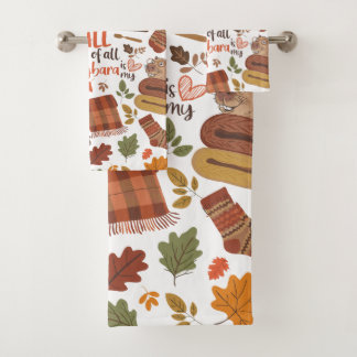 Serviette Capybara Automne vintage