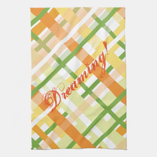 Serviette Cuisine Plaid (Vertical)