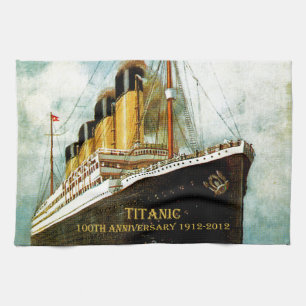 Serviette d'anniversaire de RMS Titanic 100th