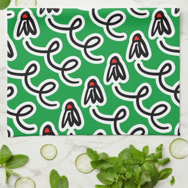 Serviette de badminton personnalisée | Design sur  (Plié)