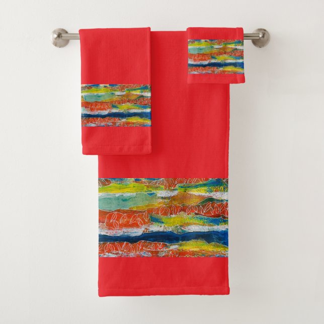 Serviette de bain (En situation)