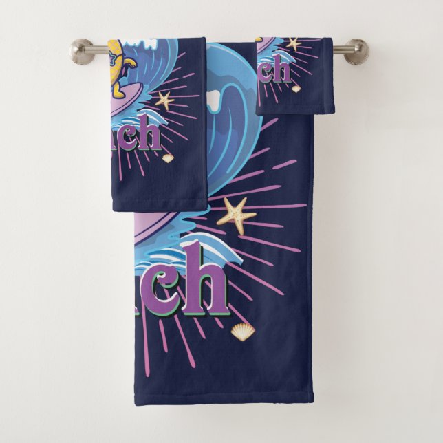 serviette de bain à ananas amusante (En situation)