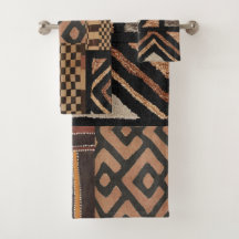 serviette de bain avec motif tribal