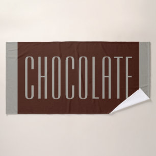 Serviette de bain Cadeau Barre de chocolat