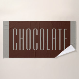 Serviette de bain Cadeau Barre de chocolat