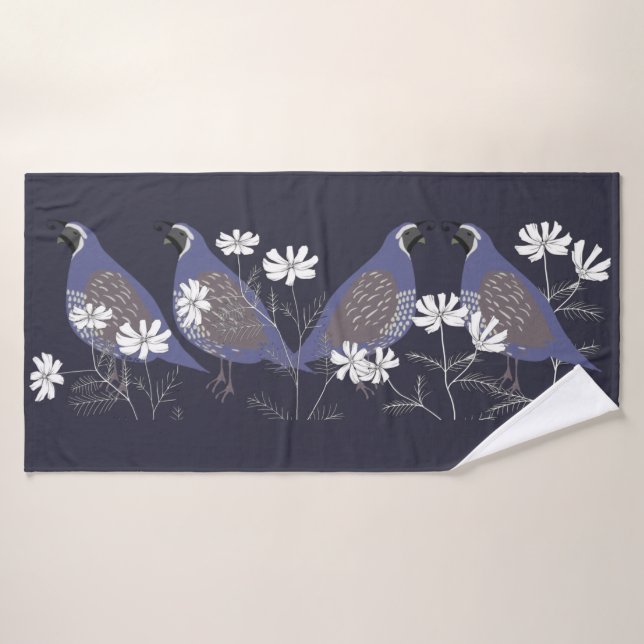 Serviette de bain de caille (Serviette de bain)