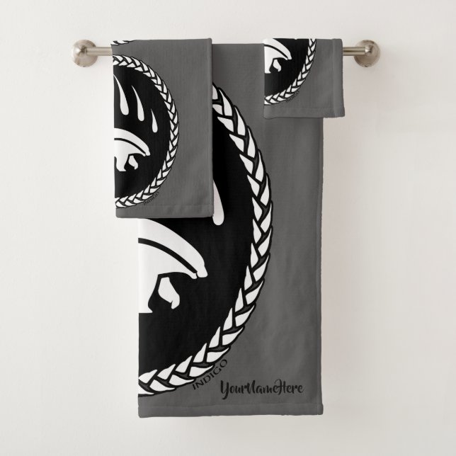 Serviette De Bain De L'Ours Ensemble Personnalisé  (En situation)