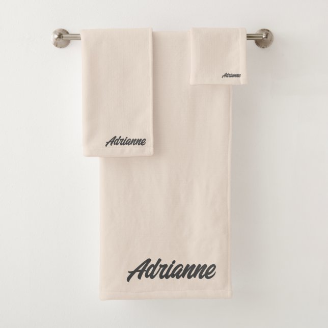 Serviette De Bain De Sable (En situation)