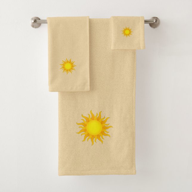 Serviette De Bain De Soleil (En situation)