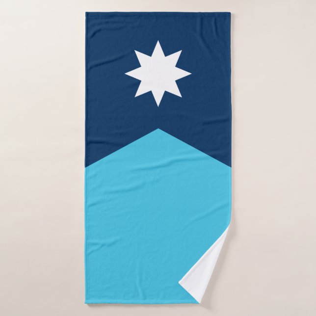 Serviette de bain du pavillon de l'État du Minneso (Serviette de bain)