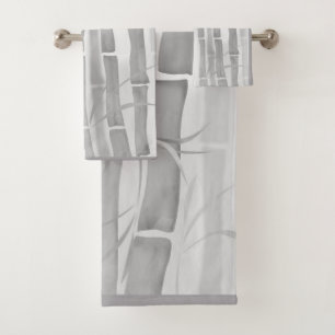 Serviette de bain en bambou vert