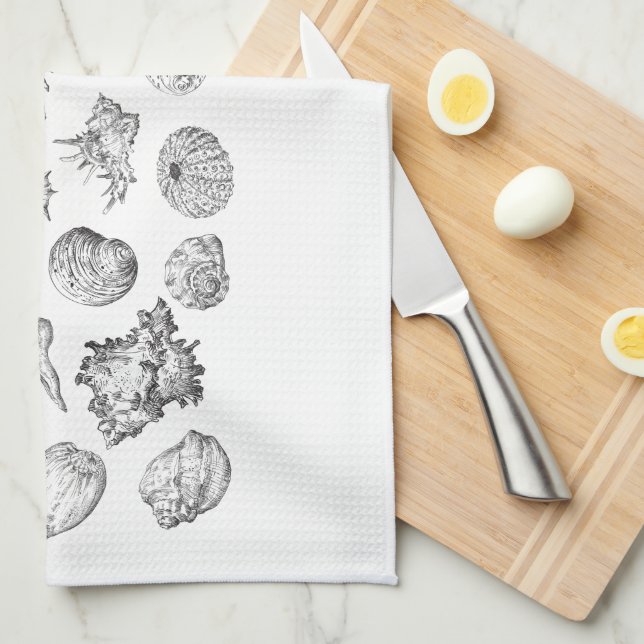 Serviette de bain en coquillages (Quart Plié)